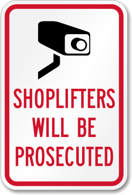 Shoplifting-Sign-K-2637